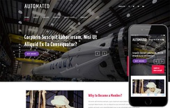Automated an Industrial Flat Bootstrap Responsive Web Template