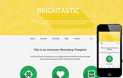 Brightastic a Personal Portfolio Flat Bootstrap Responsive Web Template