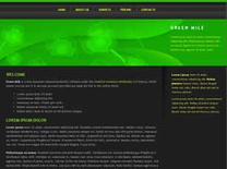 Green Mile Free CSS Template