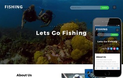 Fishing an Animals Category Bootstrap Responsive Web Template