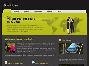 Solutions Free CSS Template
