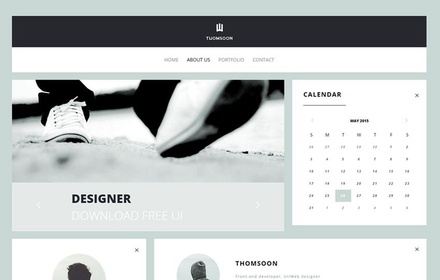 Thomsoon UI Kit a Flat Bootstrap Responsive Web Template