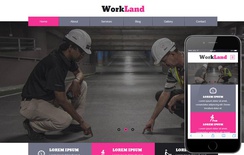 Work Land a Industrial Category Flat Bootstrap Responsive Web Template
