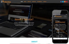 E Services Business Category Bootstrap Responsive Web Template