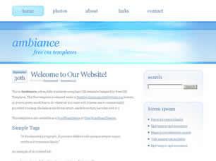 Ambiance Free CSS Template