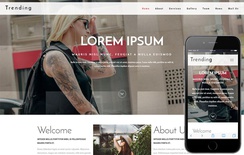 Trending a Fashion Category Bootstrap Responsive Web Template