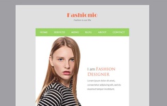 Fashionio a Newsletter Responsive Web Template