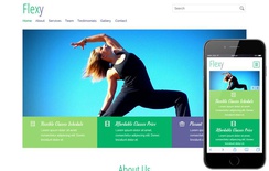 Flexy a Sports Category Flat Bootstrap Responsive Web Template