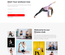 Workout a sports category website template