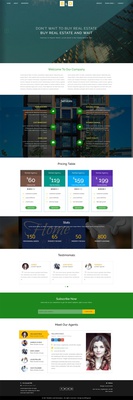 Builders and Developers a Real Estate Bootstrap Responsive Web Template