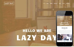Lazyday a Personal Portfolio Flat Bootstrap Responsive web template
