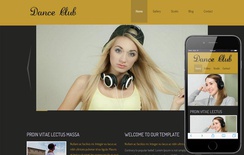 New Dance Club Website and Mobile Website for dance lovers