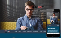 Ajy a Corporate Business Flat Responsive Web Template