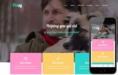 Petsy a Animal Category Flat Bootstrap Responsive Web Template
