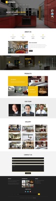 Internal an Interior Category Bootstrap Responsive Web Template