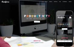 Reinforce a Corporate Category Bootstrap Responsive Web Template