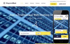Maguwohost a Web Hosting Flat Bootstrap Responsive Web Template