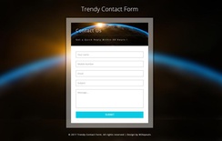 Trendy Contact Form a Responsive Widget Template