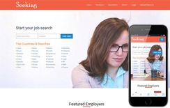 Seeking a Corporate Job Portal Flat Bootstrap Responsive Web Template
