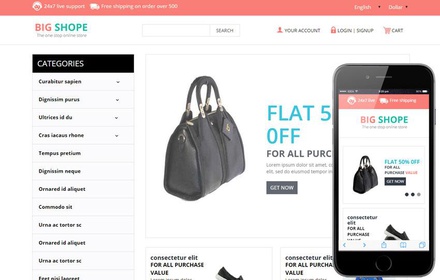Big Shope a Flat Ecommerce Bootstrap Responsive Web Template