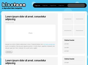 Blootoon Free CSS Template