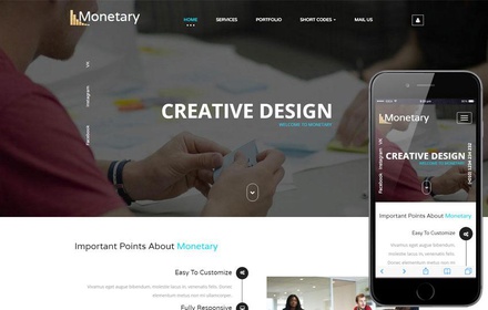 Monetary a Corporate Business Category Flat Bootstrap Responsive Web Template