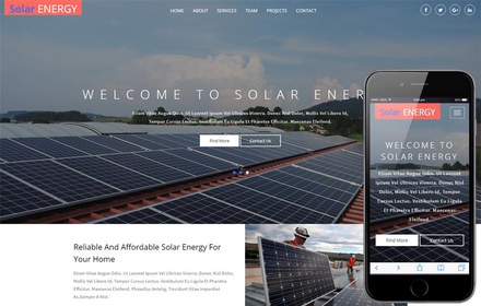 Solar Energy an Industrial Category Bootstrap Responsive Web Template