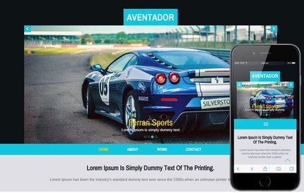 Aventador a Auto Mobile Category Flat Bootstrap Responsive Web Template