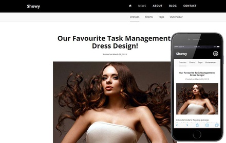 Showy a Fashion Category Flat Bootstrap Responsive Web Template