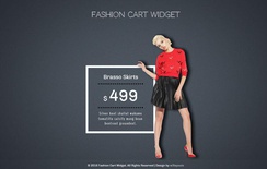 Fashion Cart Responsive Widget Template