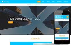 Serenity a Real Estates Category Bootstrap Responsive Web Template