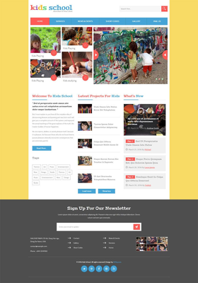 Kids School a Education Flat Bootstrap Responsive Web Template