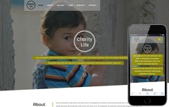 Charity Life a Social and People Responsive Web Template