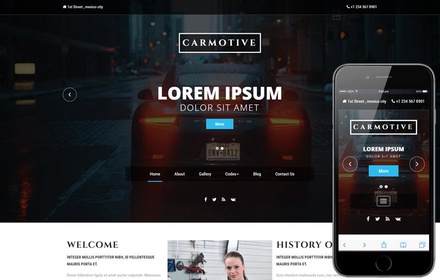 Carmotive an Industrial Category Bootstrap Responsive Web Template
