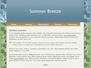 Summer Breeze Free CSS Template