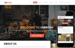 UI Brush a Corporate Multipurpose Flat Bootstrap Responsive web template