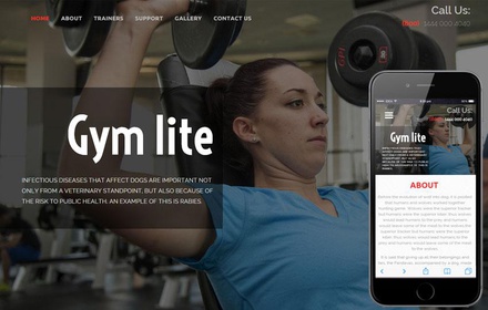 Gym Lite a Sports Category Flat Bootstrap Responsive Web Template