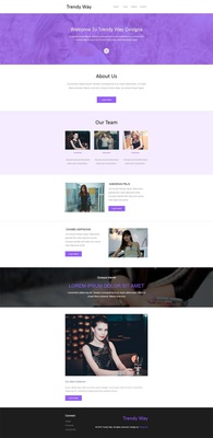Trendy Way Newsletter Template a Email category Web Template