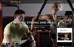 Gym Trainer a Sports Category Bootstrap Responsive Web Template