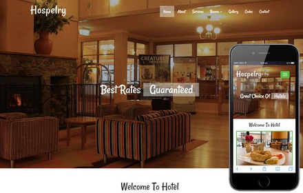 Hospelry a Hotel Category Flat Bootstrap Responsive Web Template