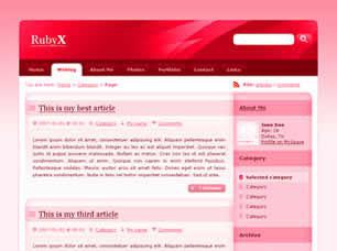 RubyX Free CSS Template