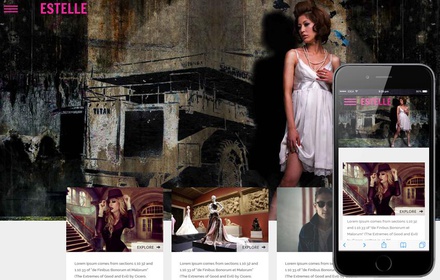 Estelle a Fashion Category Flat Bootstrap Responsive Web Template