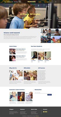 Mentors a Education Category Flat Bootstrap Responsive Web Template