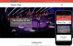 Music Max a Entertainment Category Flat Bootstrap Responsive Web Template