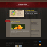 Wooden Blog Template