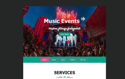 Music Events Template a News Letter Template