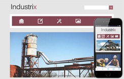 Industrix a Industrial Mobile Website Template