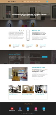 Stylewell an Interior Category Flat Bootstrap Responsive Web Template