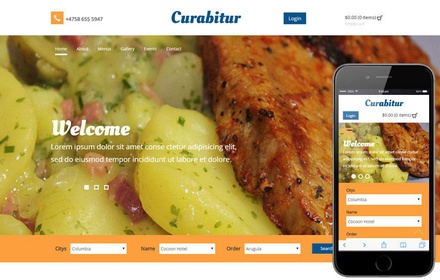 Curabitur a Hotel Category Flat Bootstrap Responsive Web Template