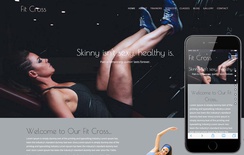 Fit Cross a Sports Category Flat Bootstrap Responsive Web Template